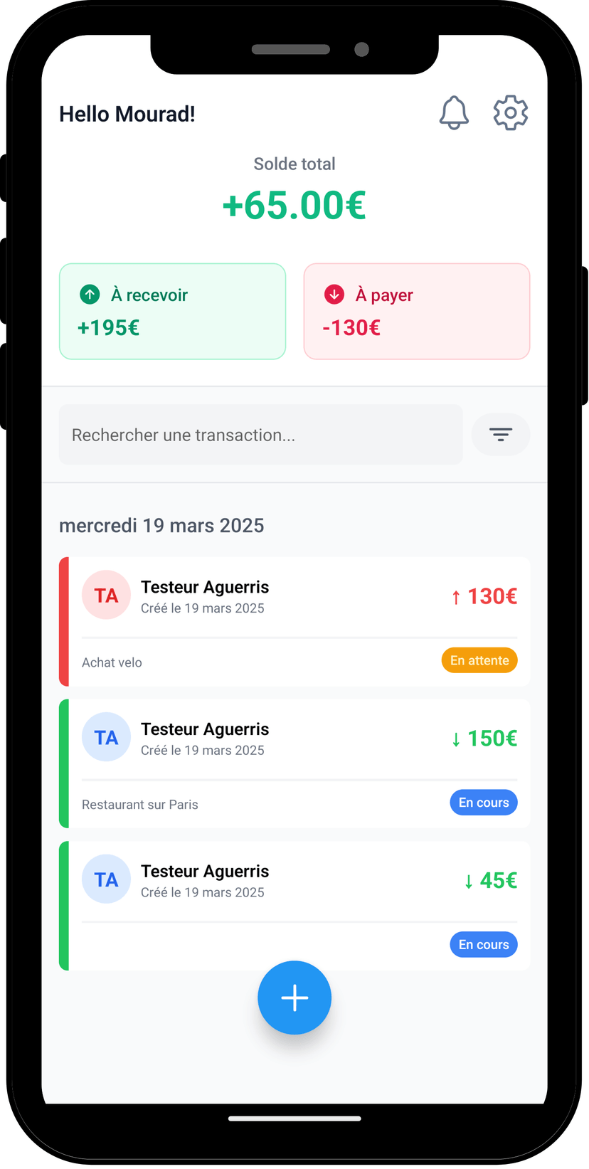 Gestion simplifiée des dettes